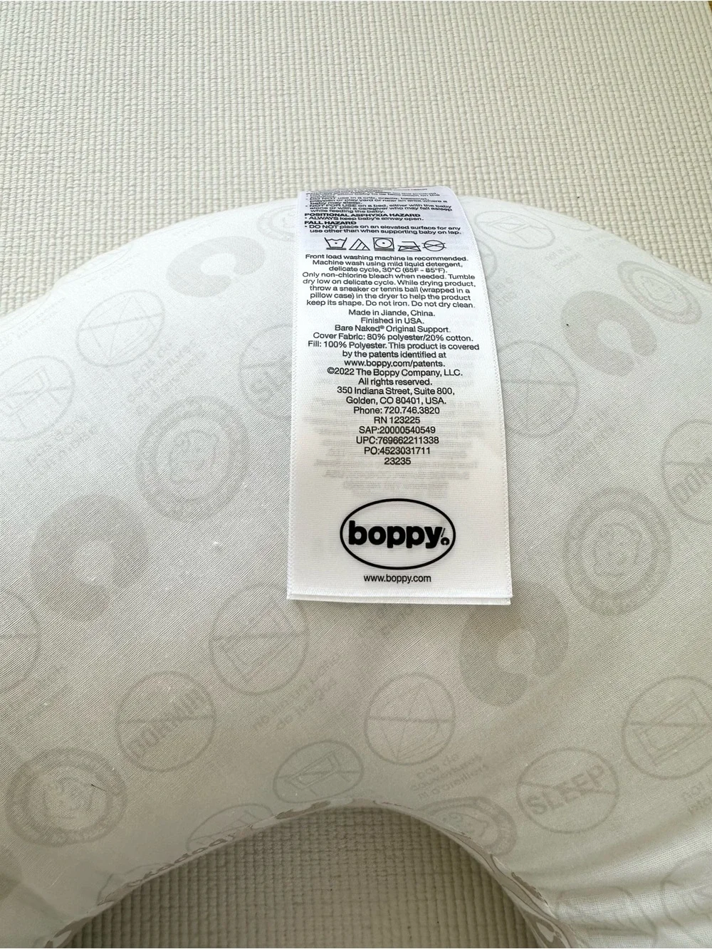Boppy Nursing Pillow with Two Covers